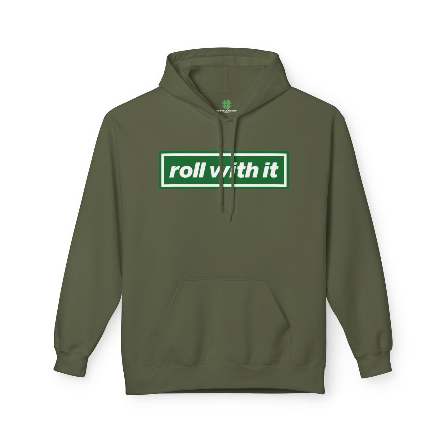 Roll With It Logo Hoodie (Black, Grey, White, Military Green)