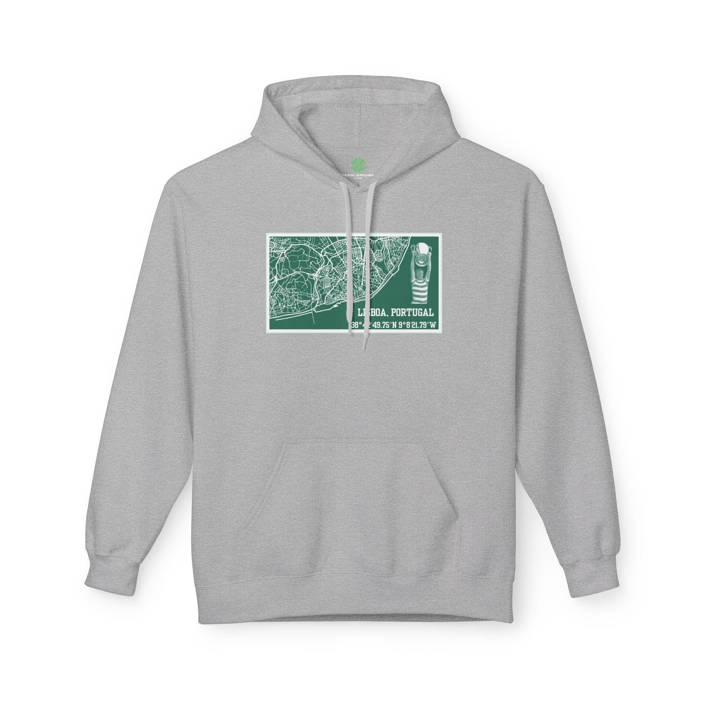 Map of Lisbon Hoodie (Black, Grey, White, Yellow, Military Green, Sand)