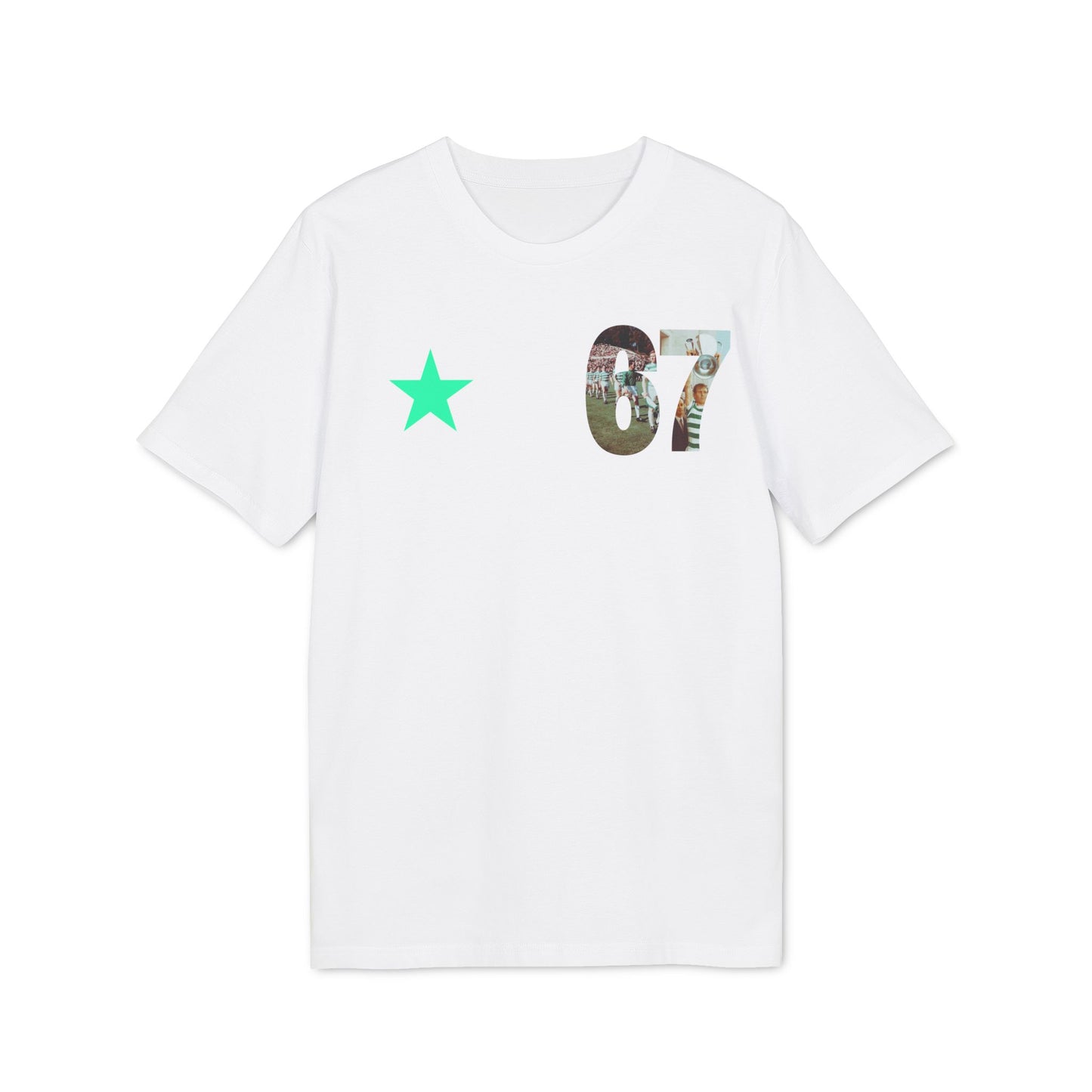 Star of 67 T-Shirt (White, Black, Glazed Green)