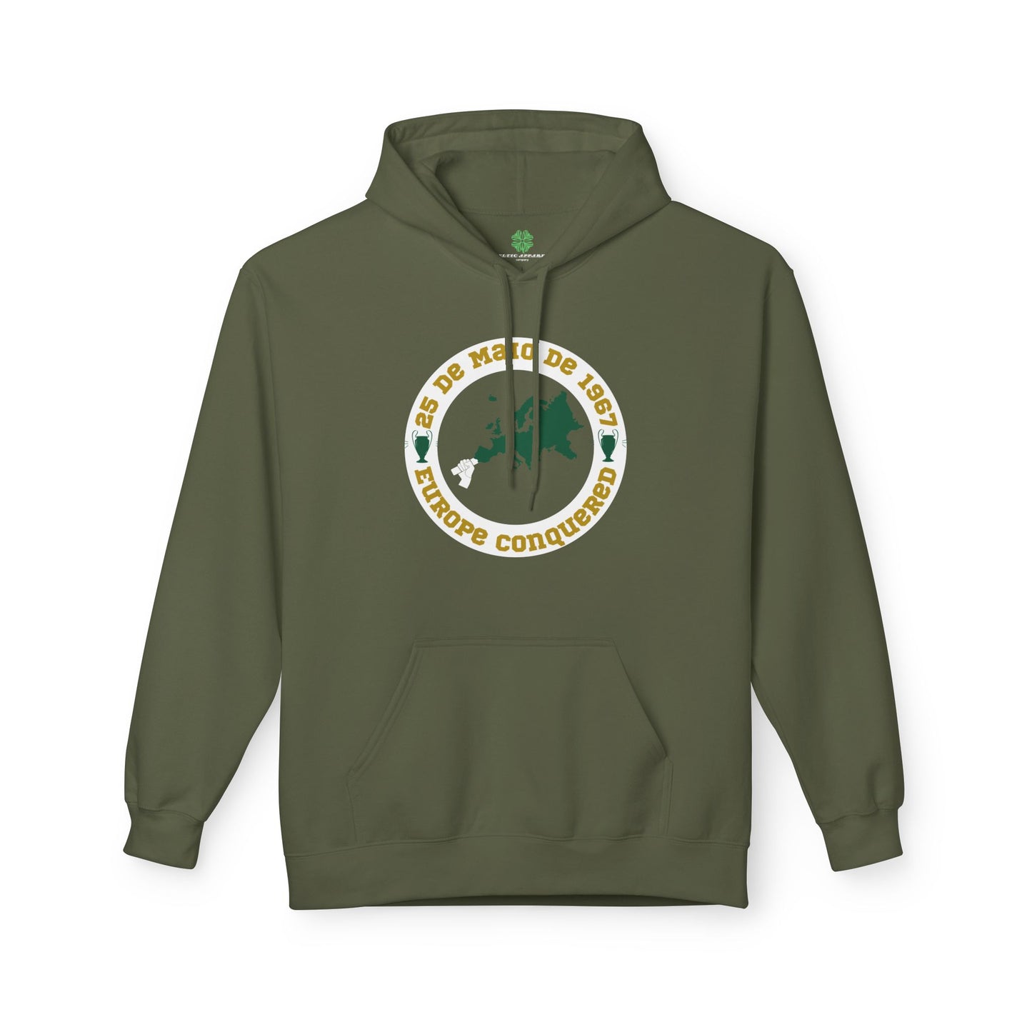 Europe Conquered Flare Hoodie (Grey, Black, Military Green)