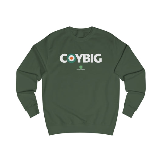 COYBIG Crewneck Sweatshirt (Black, Bottle Green, Forest Green)