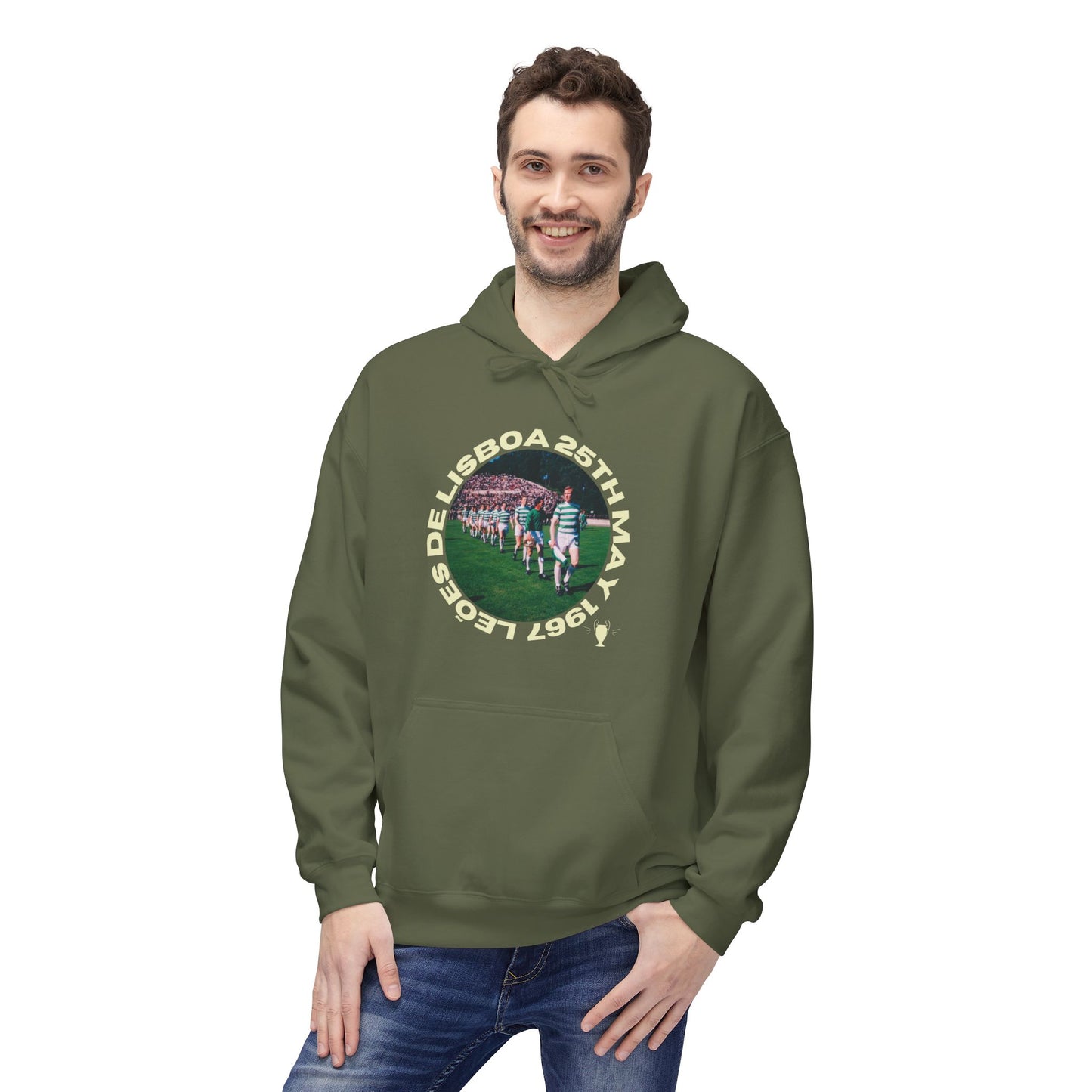 Leoes de Lisboa Hoodie (Black, Military Green)