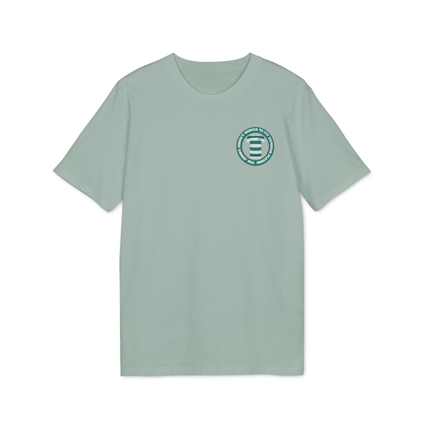 ‘The Jersey Doesn't Shrink' T-Shirt (Black, White, Glazed Green, Aloe Green, Khaki, Natural Raw)