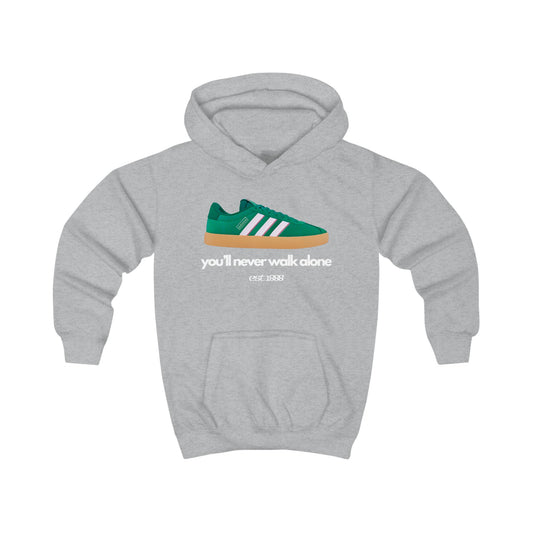 YNWA Trainer Kids Hoodie (Grey, Black, Bottle Green)