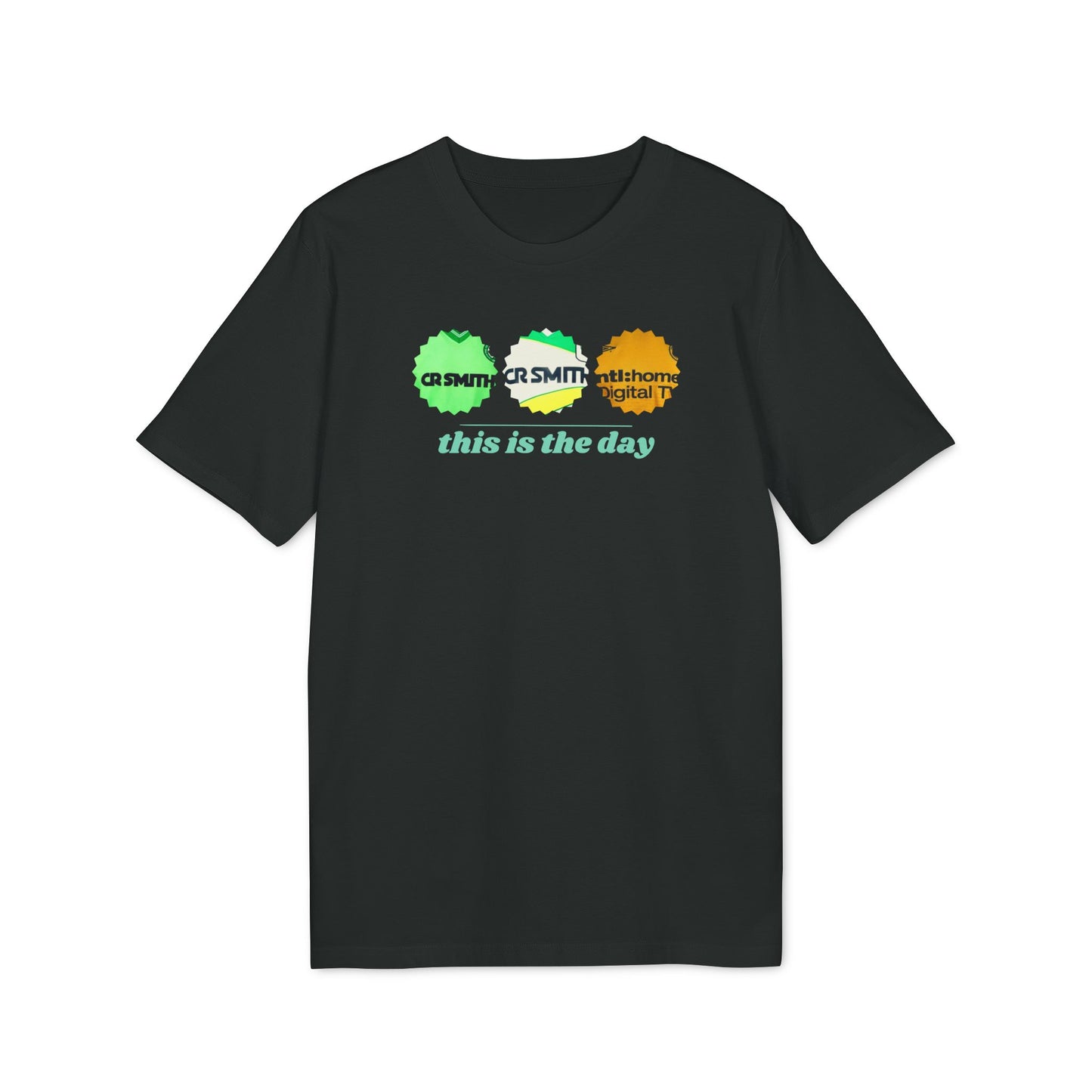 Away Days T-Shirt (Black, Glazed Green)