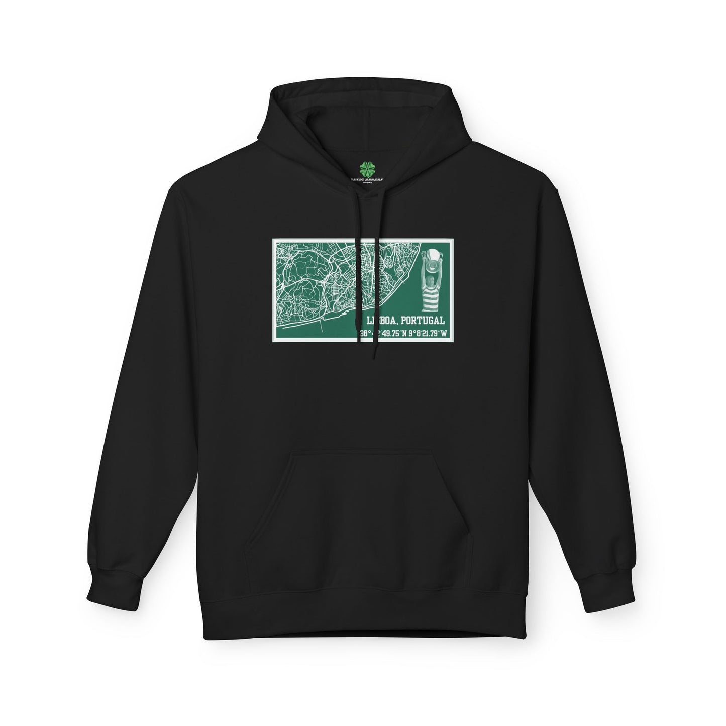 Map of Lisbon Hoodie (Black, Grey, White, Yellow, Military Green, Sand)