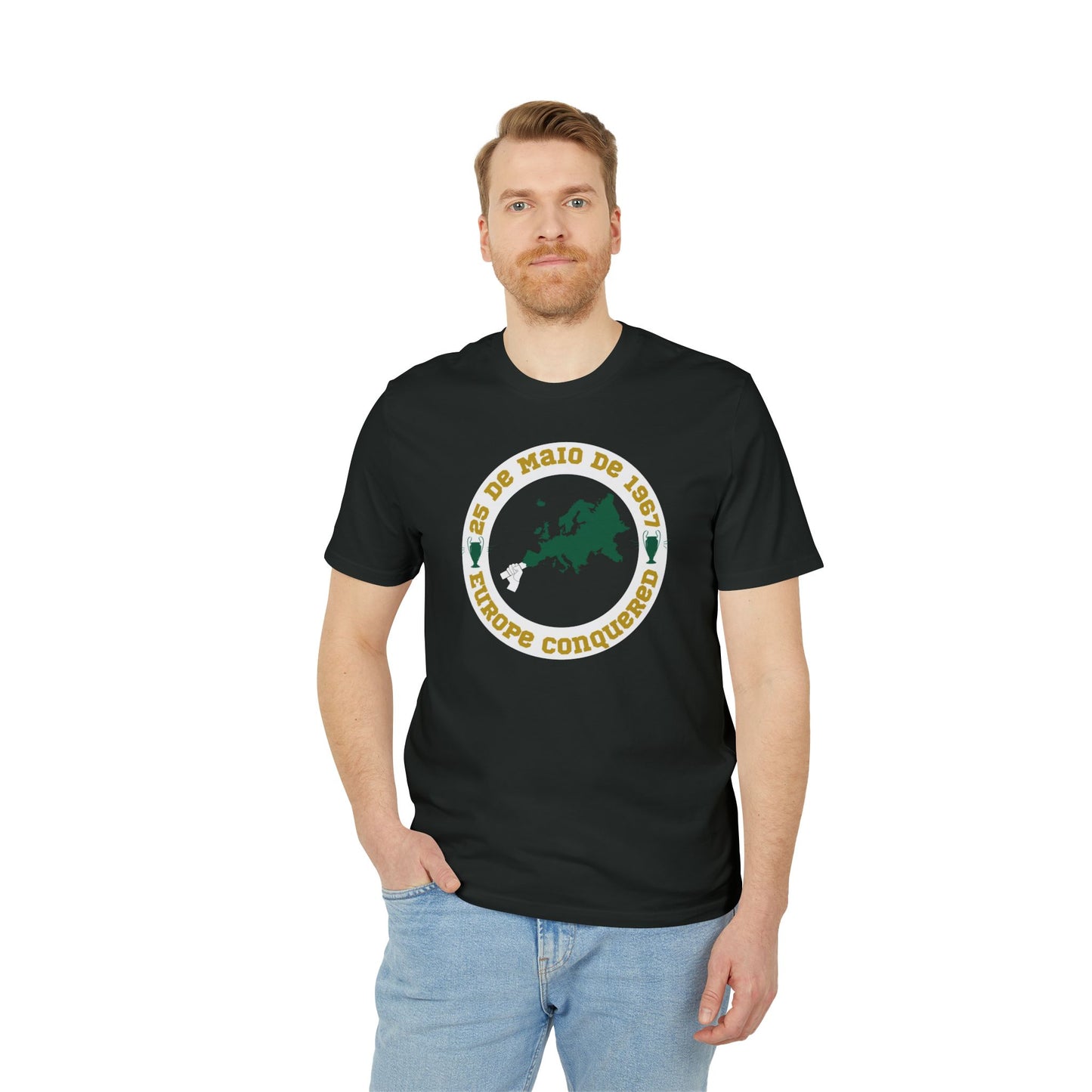 Europe Conquered Flare T-Shirt (Black, Green Bay, Grey)