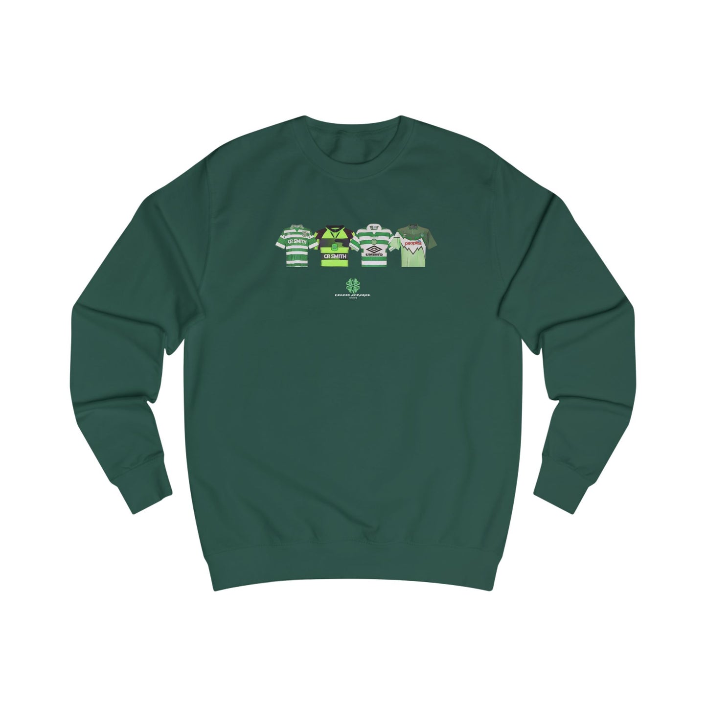 90's Classic Kits Crewneck Sweatshirt (Black,Grey,White,Bottle Green,Forest Green)