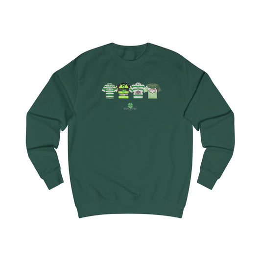 90's Classic Kits Crewneck Sweatshirt (Black,Grey,White,Bottle Green,Forest Green)