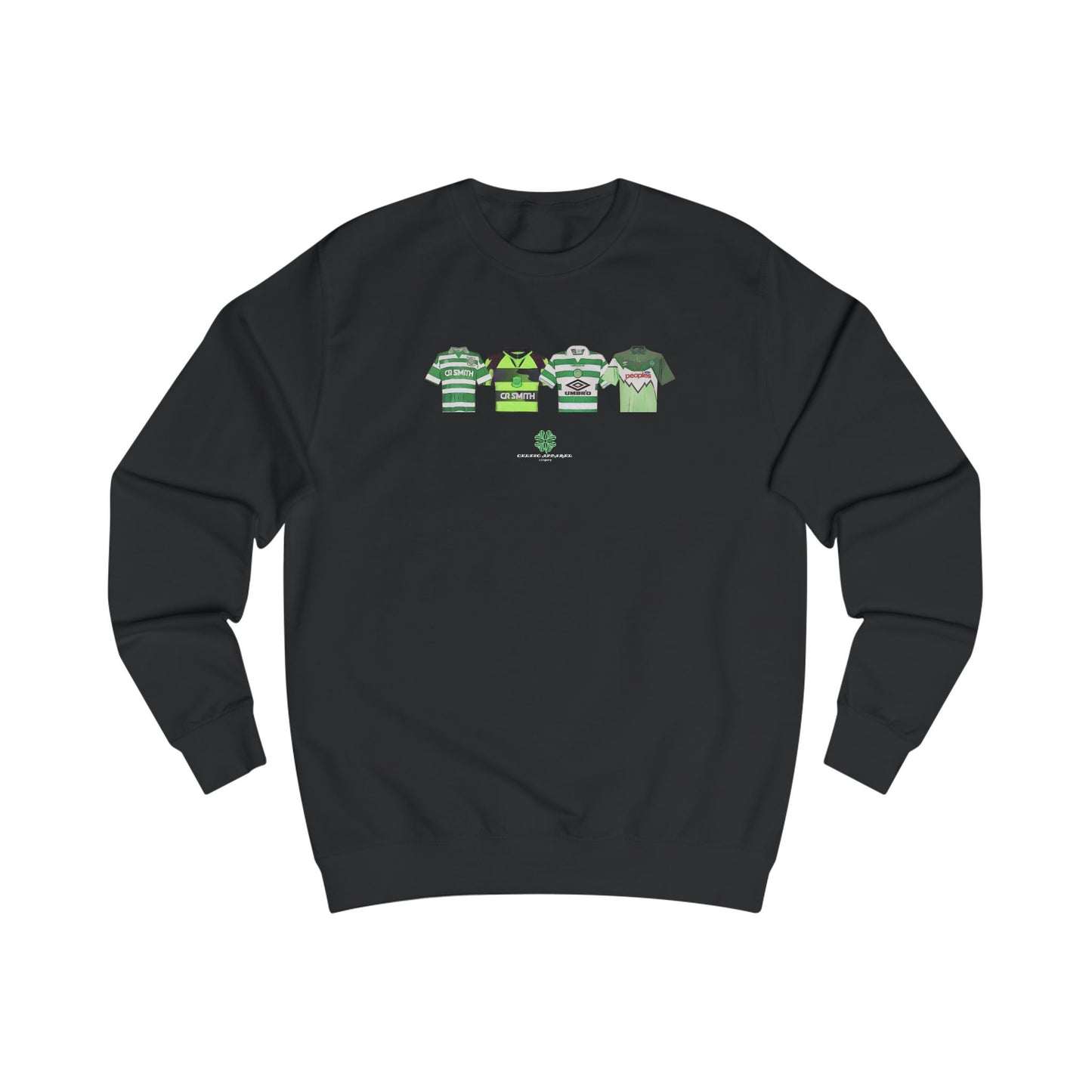 90's Classic Kits Crewneck Sweatshirt (Black,Grey,White,Bottle Green,Forest Green)