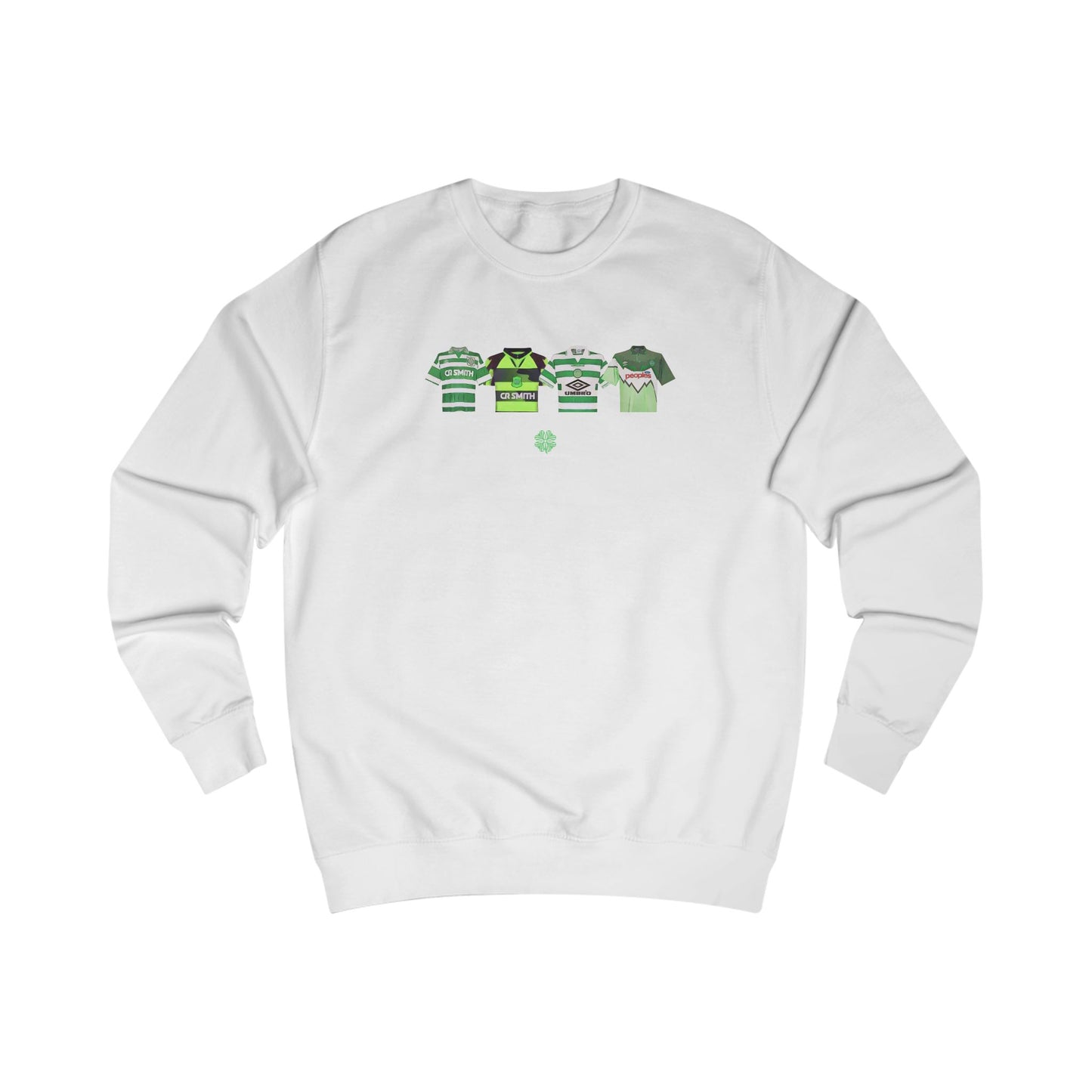 90's Classic Kits Crewneck Sweatshirt (Black,Grey,White,Bottle Green,Forest Green)