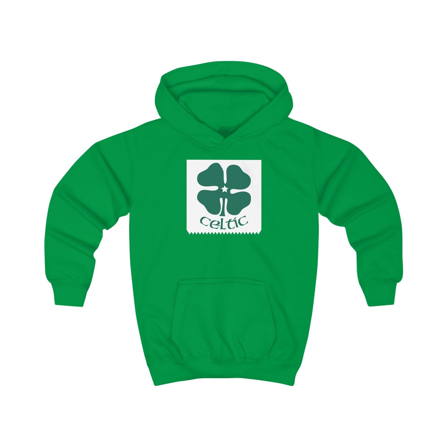 Clover Logo Kids Hoodie (Black, Bottle Green, Kelly Green, Grey)