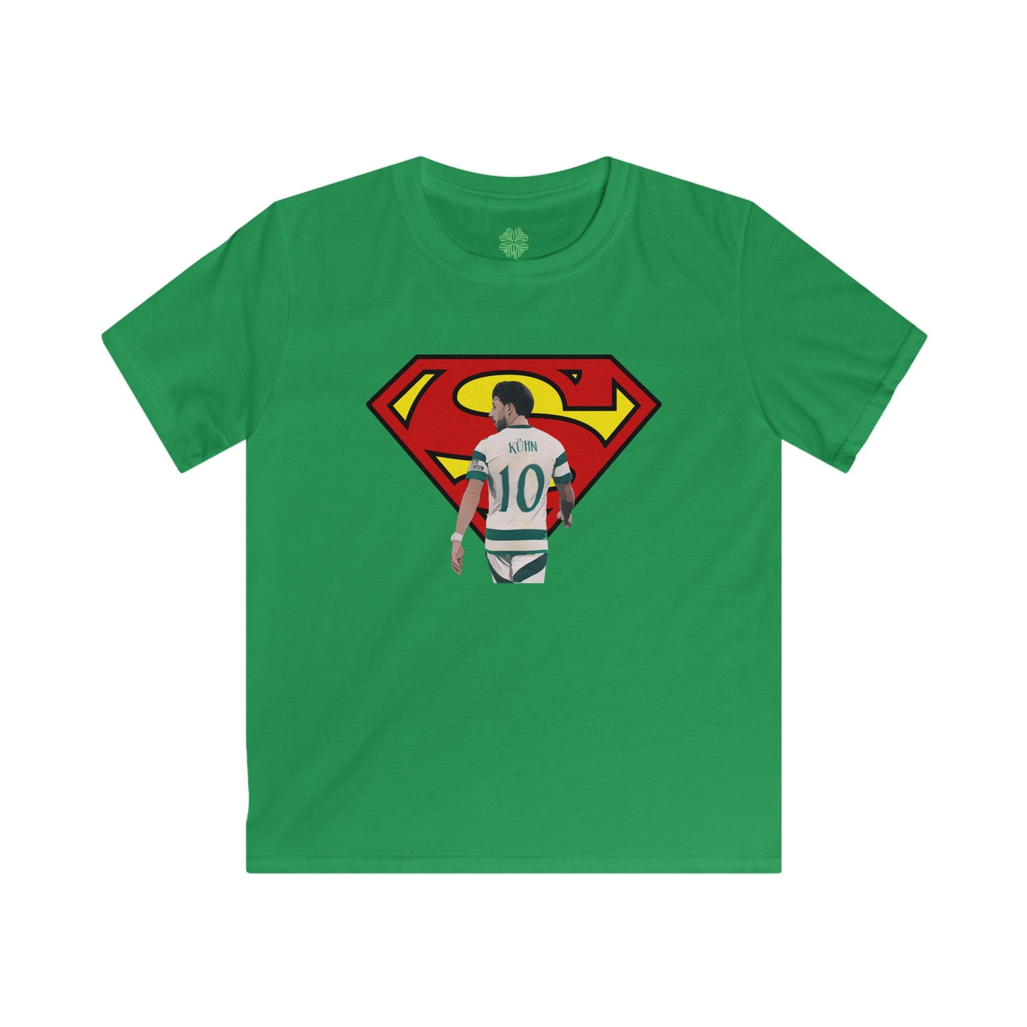 Super Kuhn Kids T-Shirt (Black, Green)