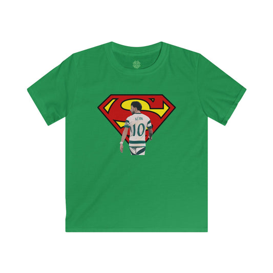 Super Kuhn Kids T-Shirt (Black, Green)