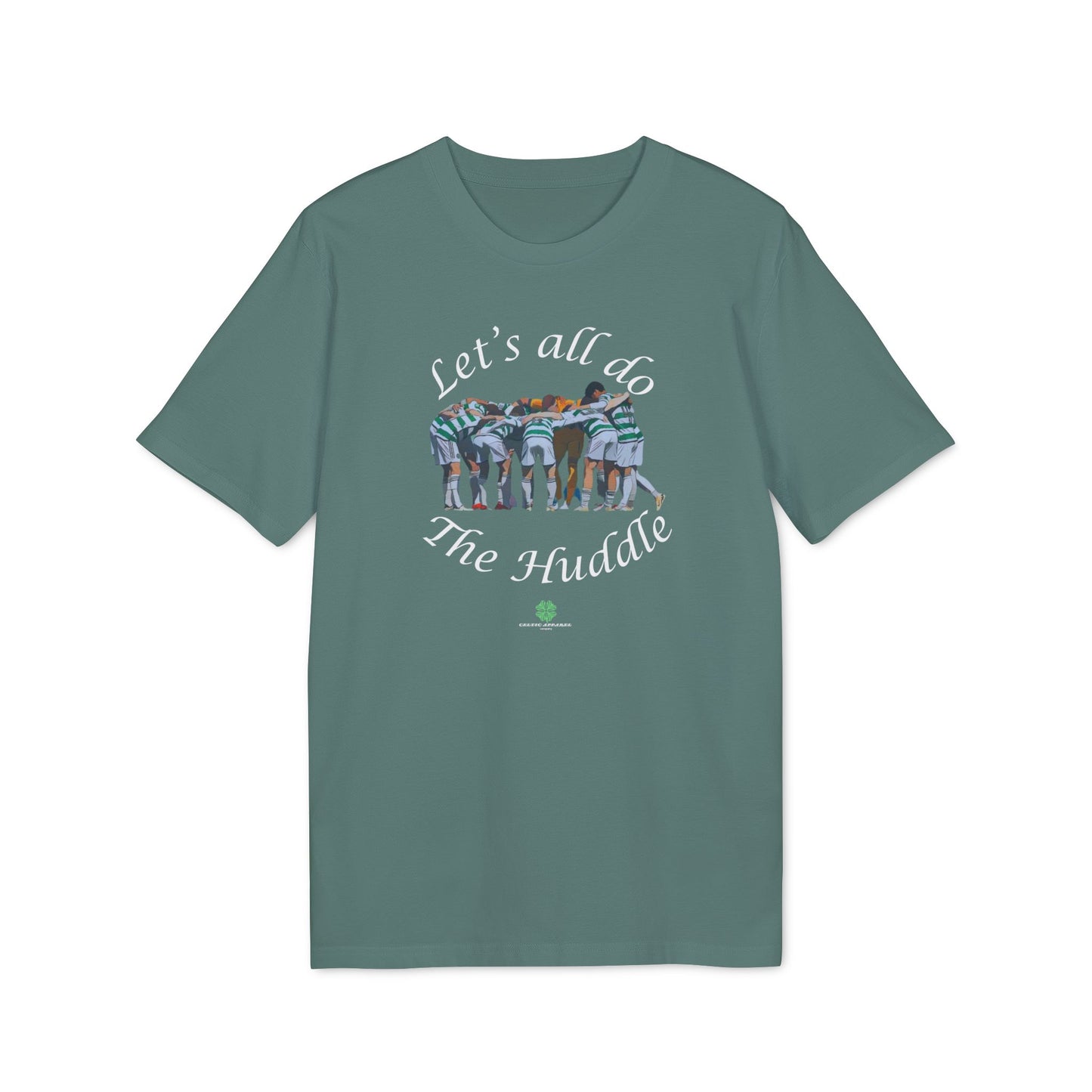 Let's All Do The Huddle T-Shirt (Black, Khaki, Glazed Green. Green Bay)