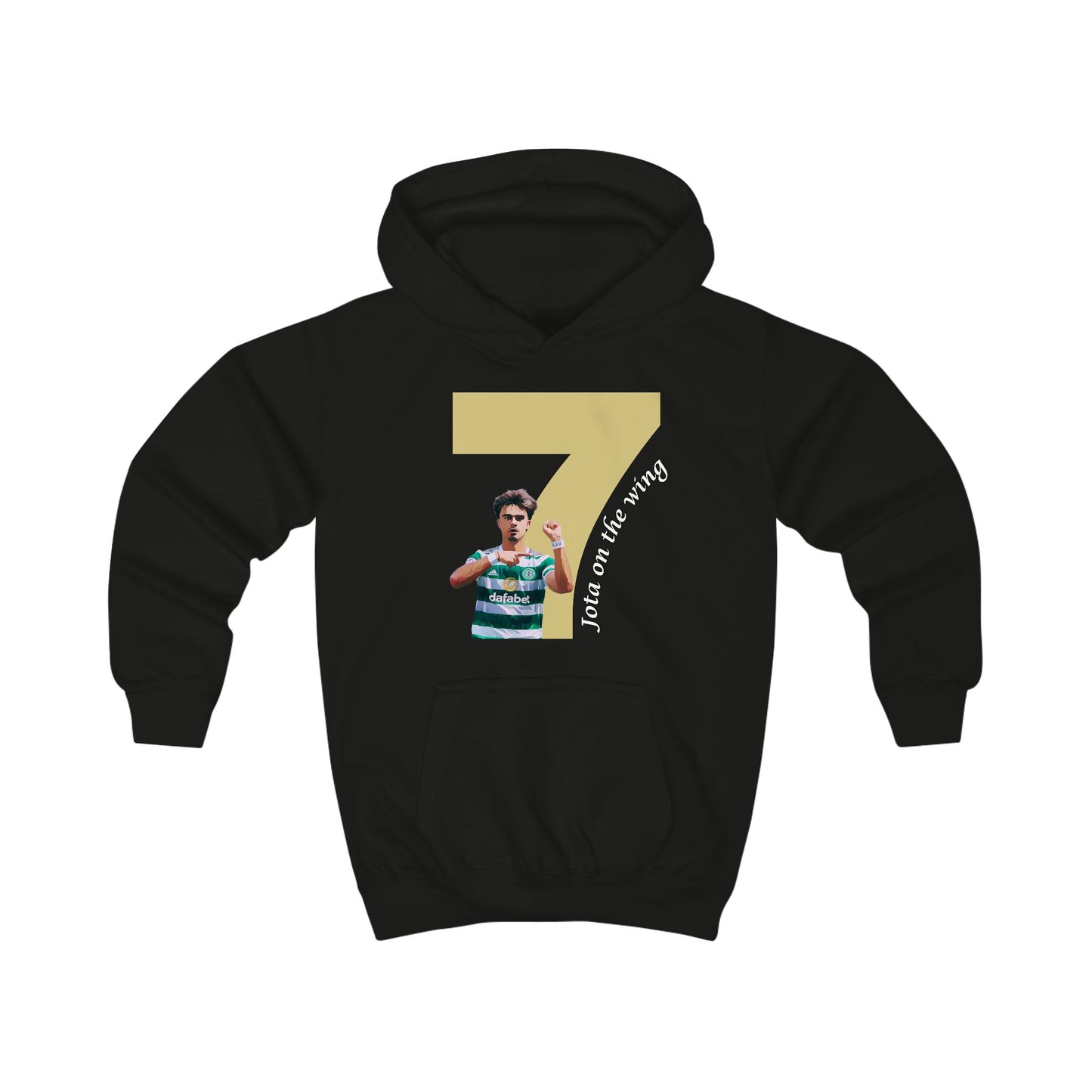 Jota On The Wing Kids Hoodie (Black, Kelly Green, Bottle Green)