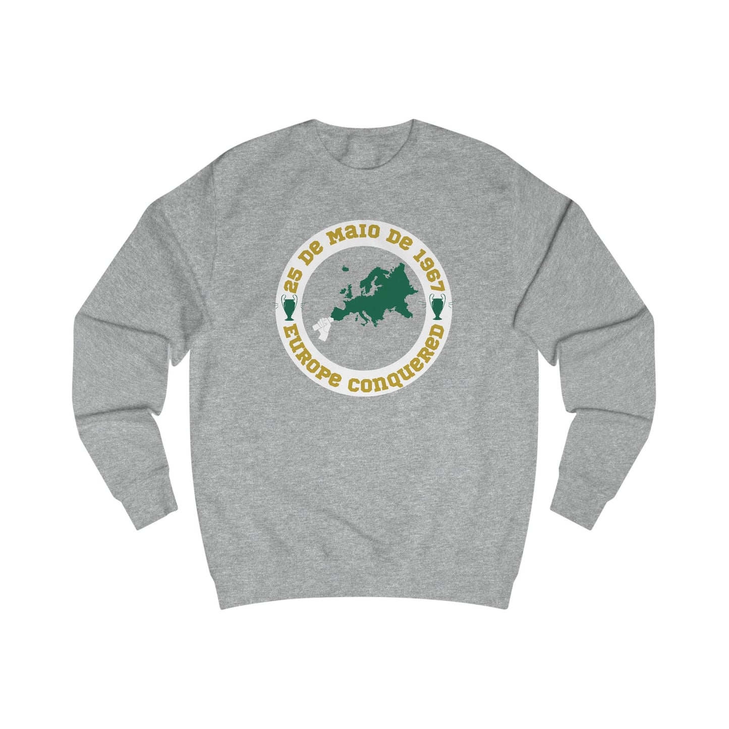 Europe Conquered Flare Crewneck Sweatshirt (Black, Grey, Dusty Green, Ash)