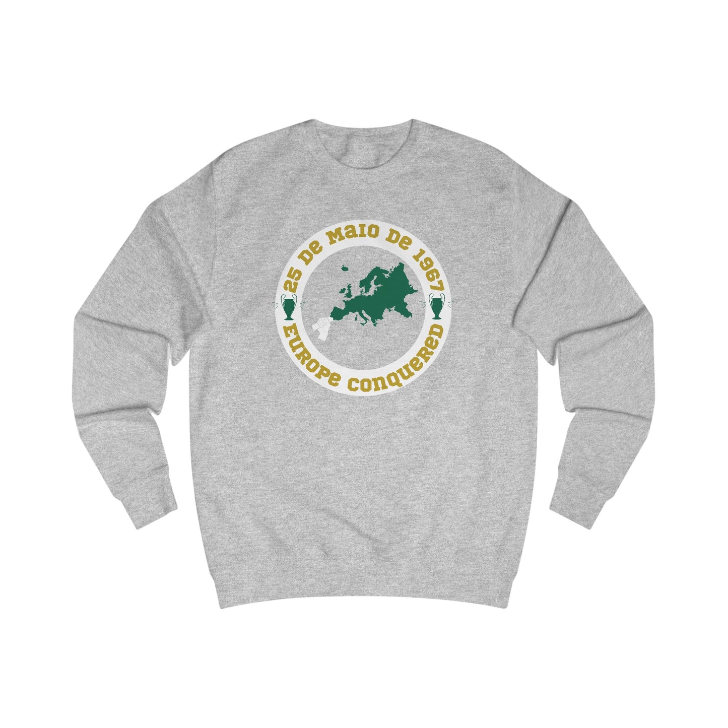 Europe Conquered Flare Crewneck Sweatshirt (Black, Grey, Dusty Green, Ash)