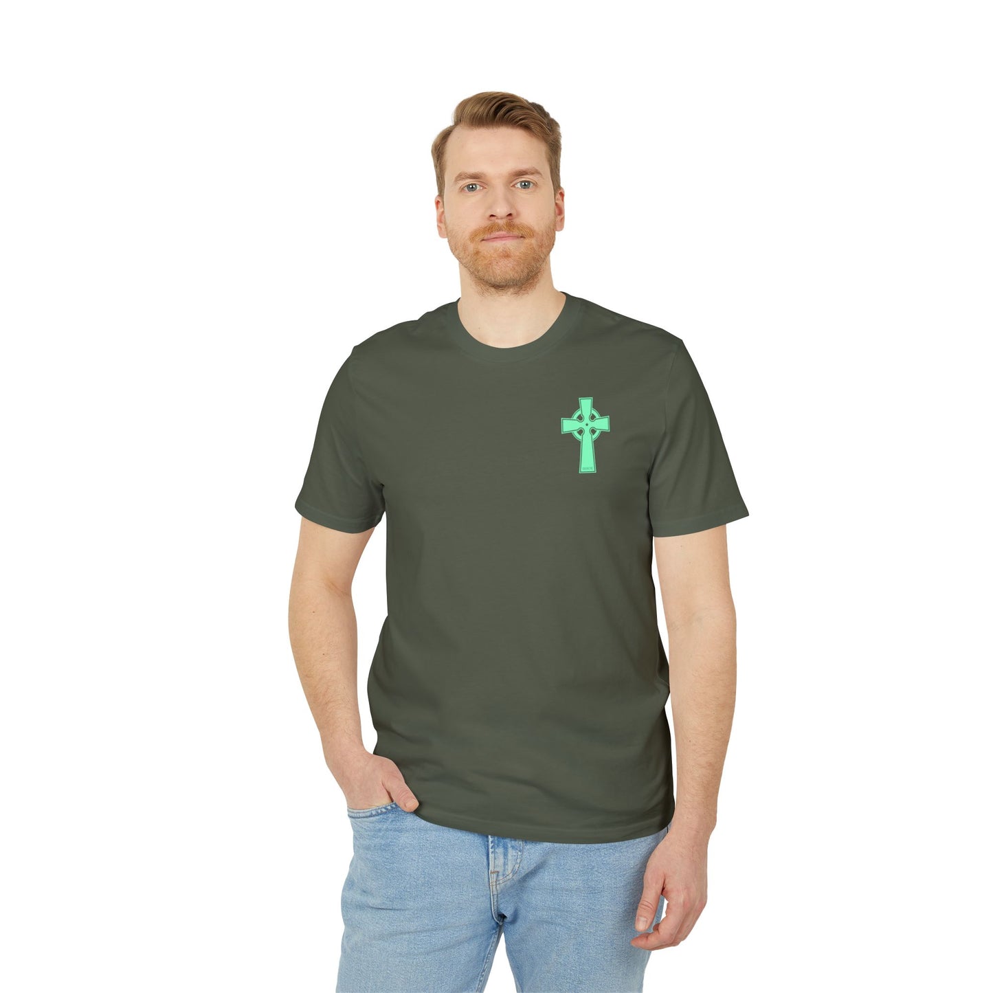 Celtic Cross T-Shirt (Black, Khaki, Glazed Green)