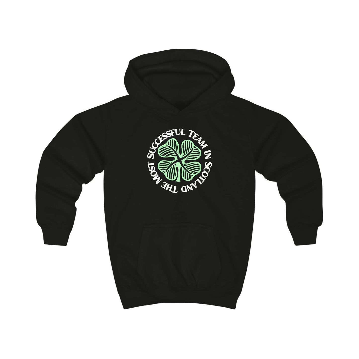 Most Successful Team In Scotland Kids Hoodie (Black, Bottle Green, Kelly Green)