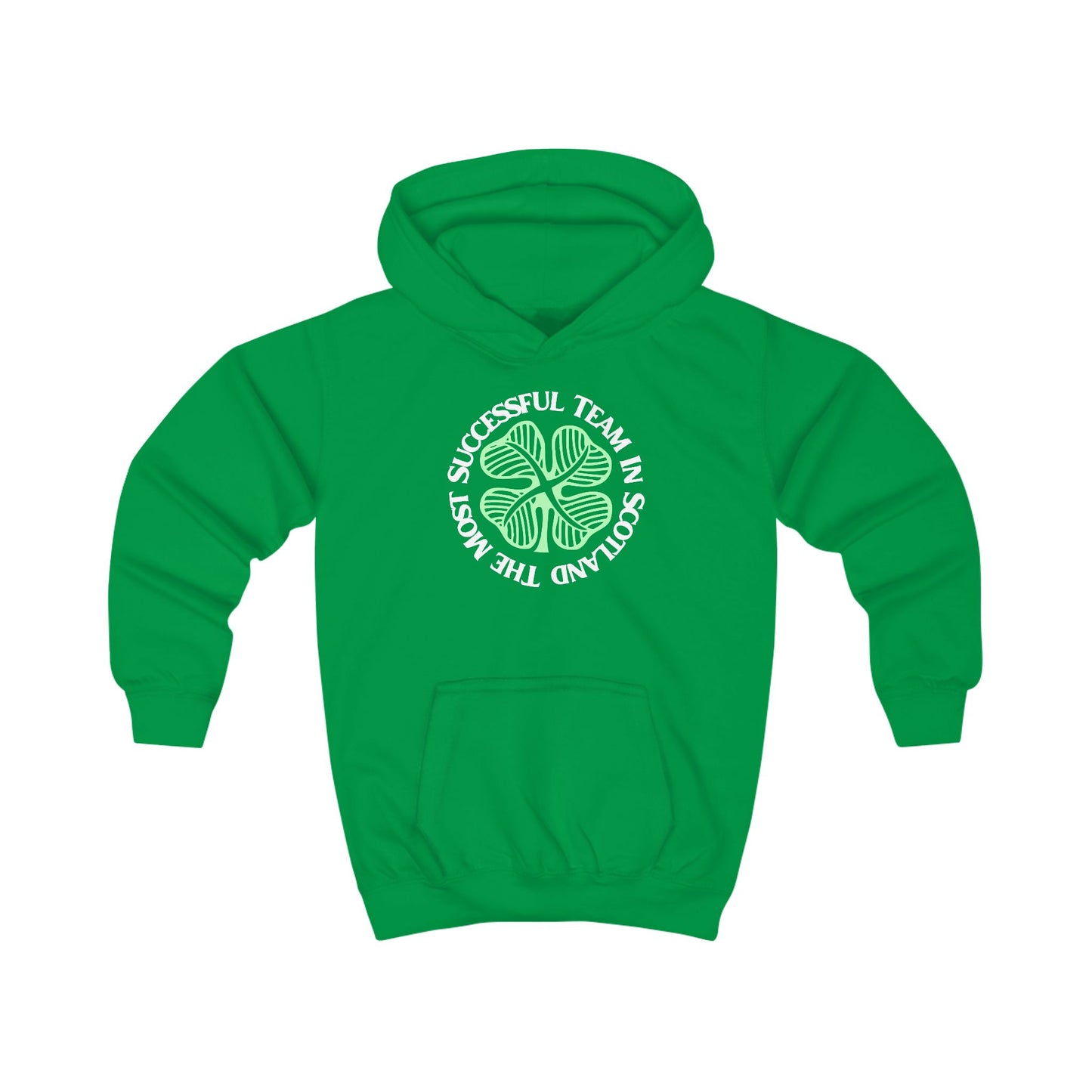 Most Successful Team In Scotland Kids Hoodie (Black, Bottle Green, Kelly Green)