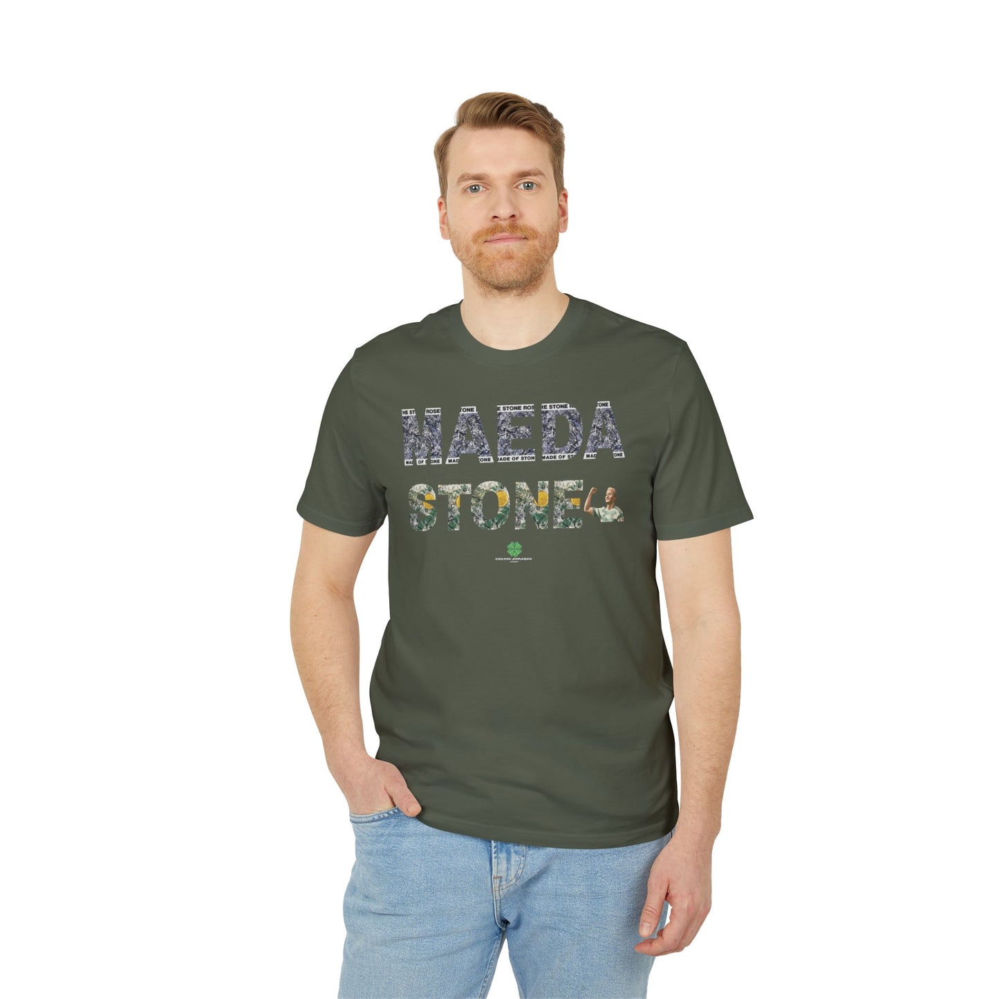 Maeda Stone T-shirt (Black, Glazed Green, Khaki)