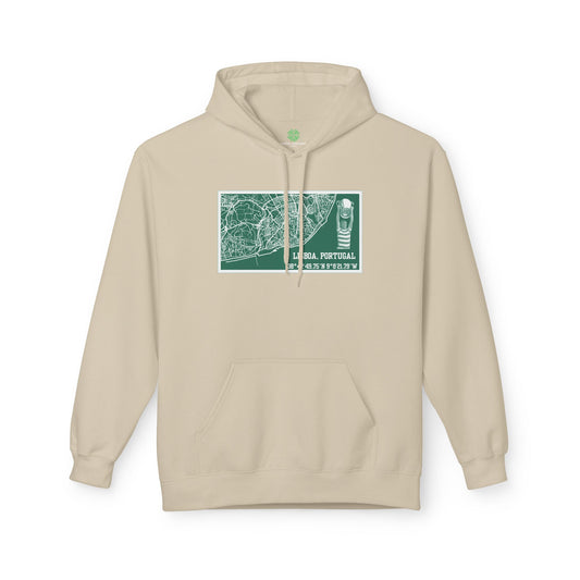 Map of Lisbon Hoodie (Black, Grey, White, Yellow, Military Green, Sand)