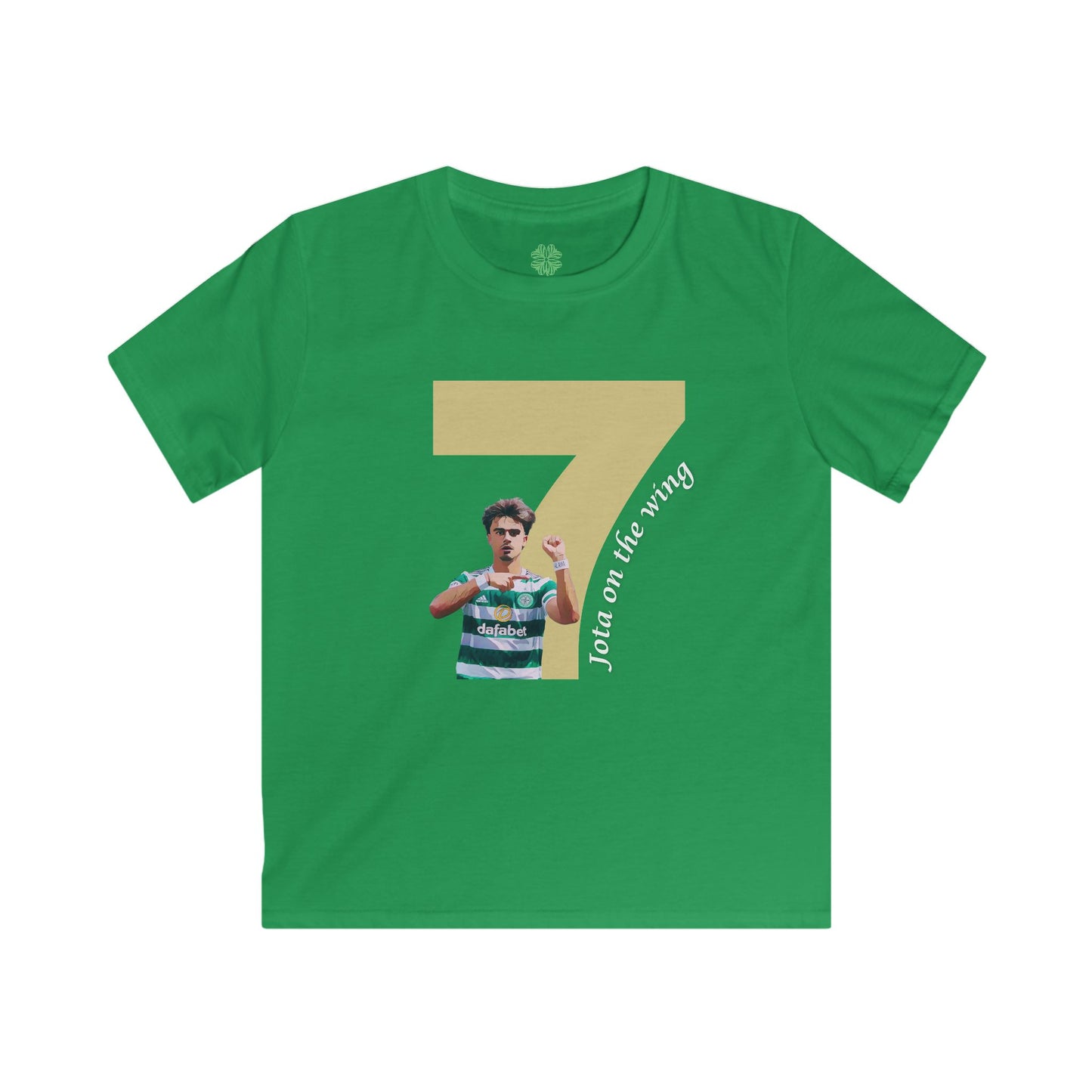 Jota On The Wing Kids T-Shirt (Green, Black)