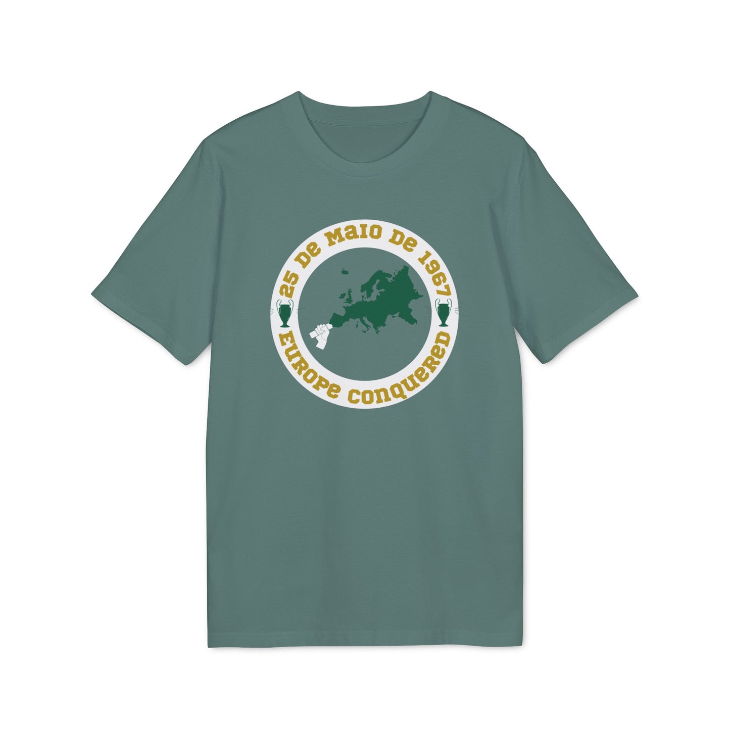 Europe Conquered Flare T-Shirt (Black, Green Bay, Grey)