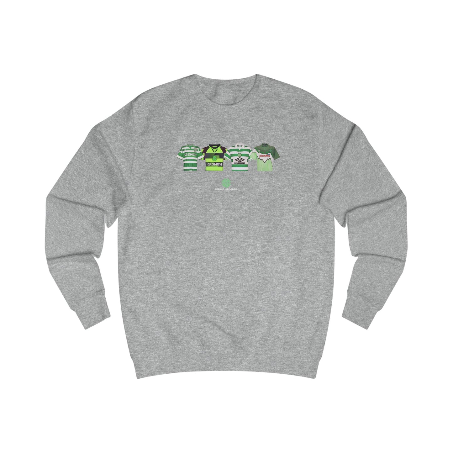 90's Classic Kits Crewneck Sweatshirt (Black,Grey,White,Bottle Green,Forest Green)