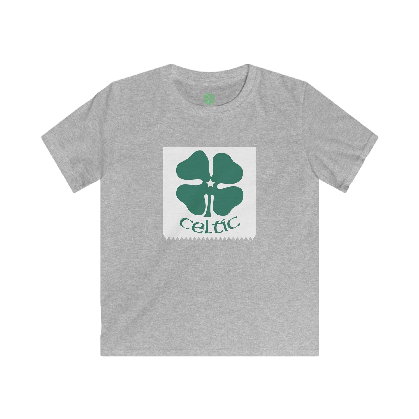 Clover Logo Kids T-Shirt (Black, Green, Grey)