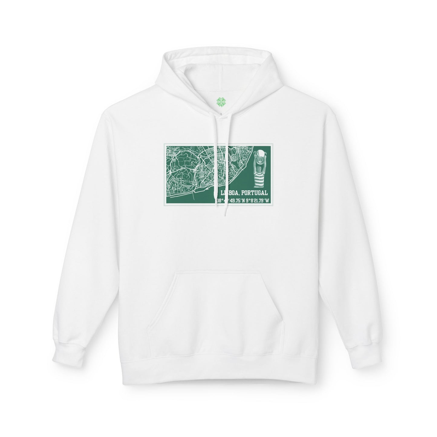 Map of Lisbon Hoodie (Black, Grey, White, Yellow, Military Green, Sand)