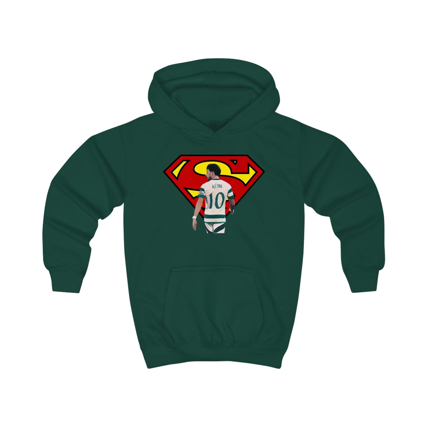 Super Kuhn Kids Hoodie (Black, Bottle Green, Kelly Green)