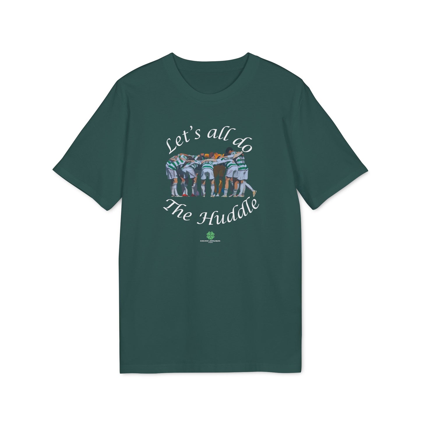 Let's All Do The Huddle T-Shirt (Black, Khaki, Glazed Green. Green Bay)