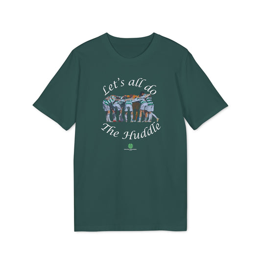 Let's All Do The Huddle T-Shirt (Black, Khaki, Glazed Green. Green Bay)