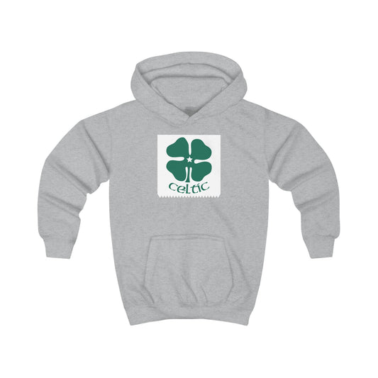 Clover Logo Kids Hoodie (Black, Bottle Green, Kelly Green, Grey)