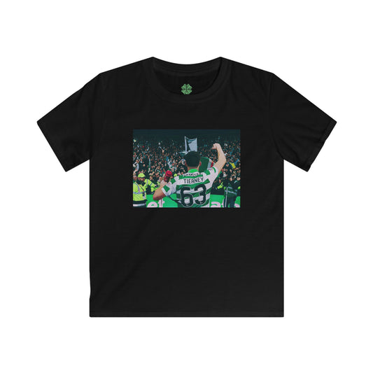 Kieran Tierney Kids T-Shirt (Black, White, Green)