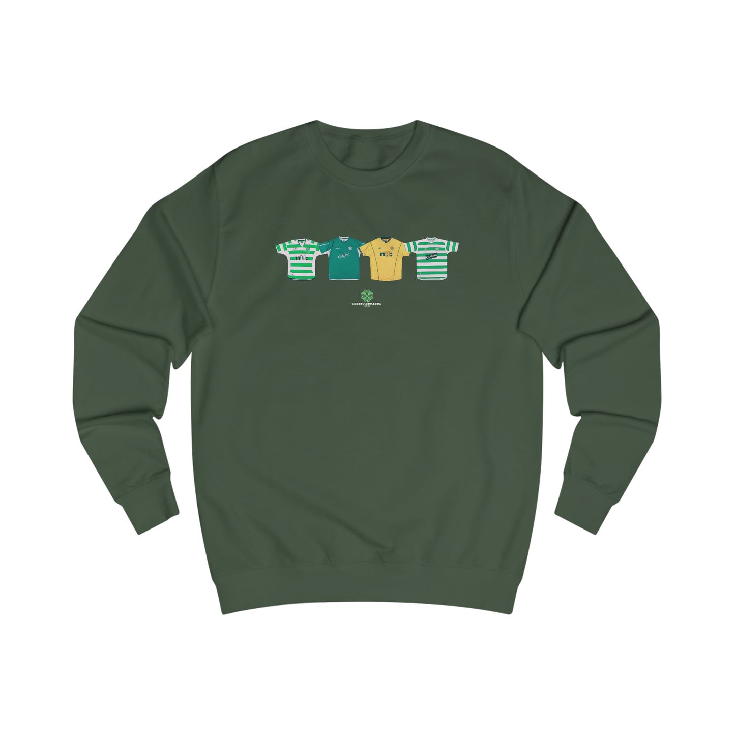 Classic 2000's Kits Crewneck Sweatshirt (Black, Grey, White, Bottle Green, Forest Green)