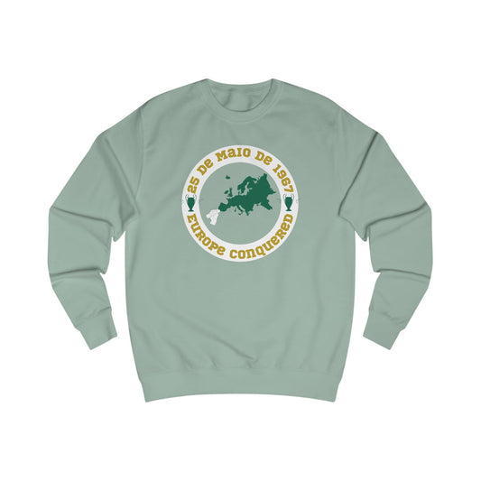 Europe Conquered Flare Crewneck Sweatshirt (Black, Grey, Dusty Green, Ash)