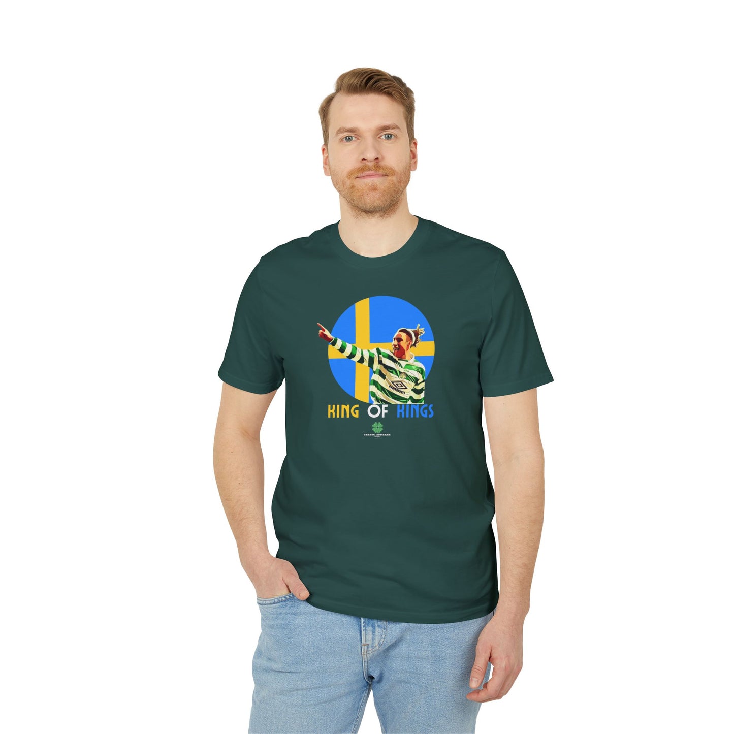 King Of Kings Sweden T-shirt (Glazed Green, Navy)