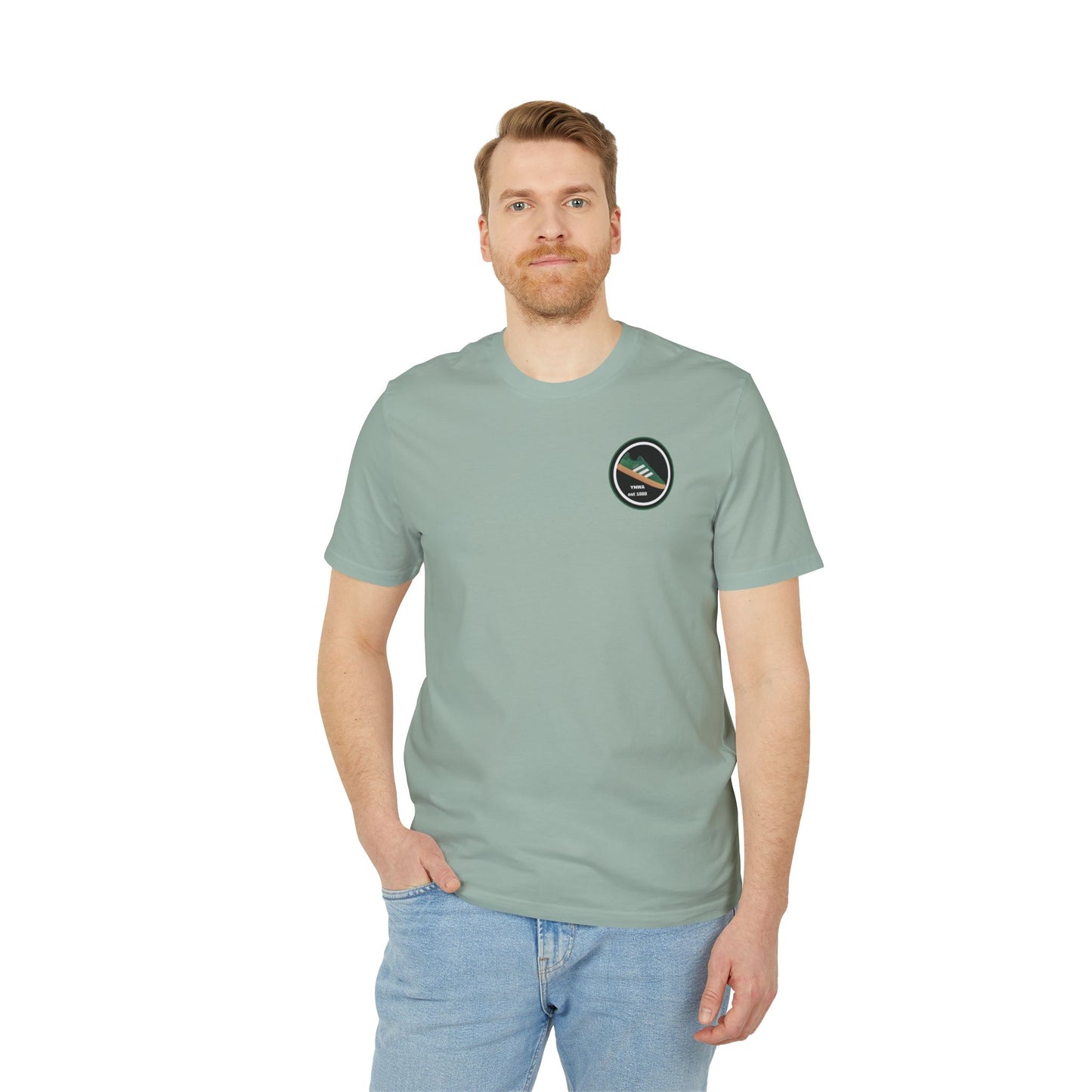 YNWA est 1888 Trainer Small Logo T-Shirt (Black, White, Grey, Aloe, Glazed Green, Khaki)